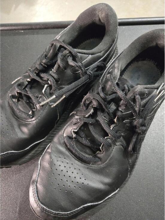 Asics Other - ASICS Men's Black Synthetic Leather Athletic Walking Shoes Size 8.5 Used